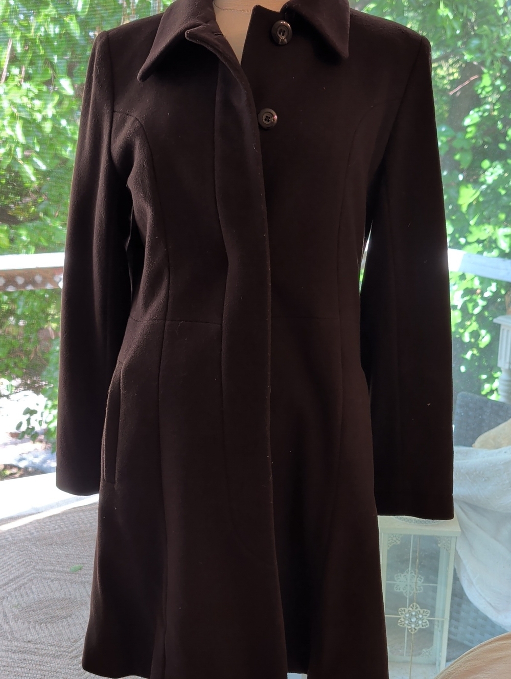 Jones New York Dark Brown Trench Coat